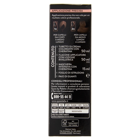 Syoss By Palette Colorazione Permanente 6_8 Biondo Scuro Cioccolato